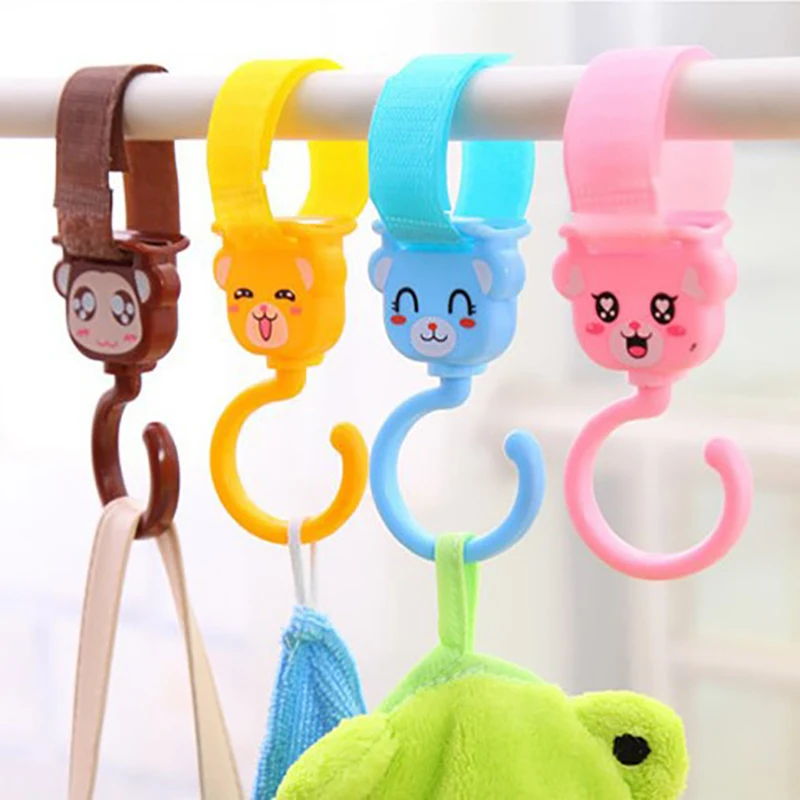 

2pcs Baby Stroller Hook 360° Rotating Baby Hanger Magic Stick Prams Hook Multi-purpose Baby Car Organizer Stroller Accessories