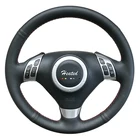 Чехол на руль автомобиля с подогревом для Honda Odyssey, чехол на руль из микрофибры, Кожаная оплетка на руль