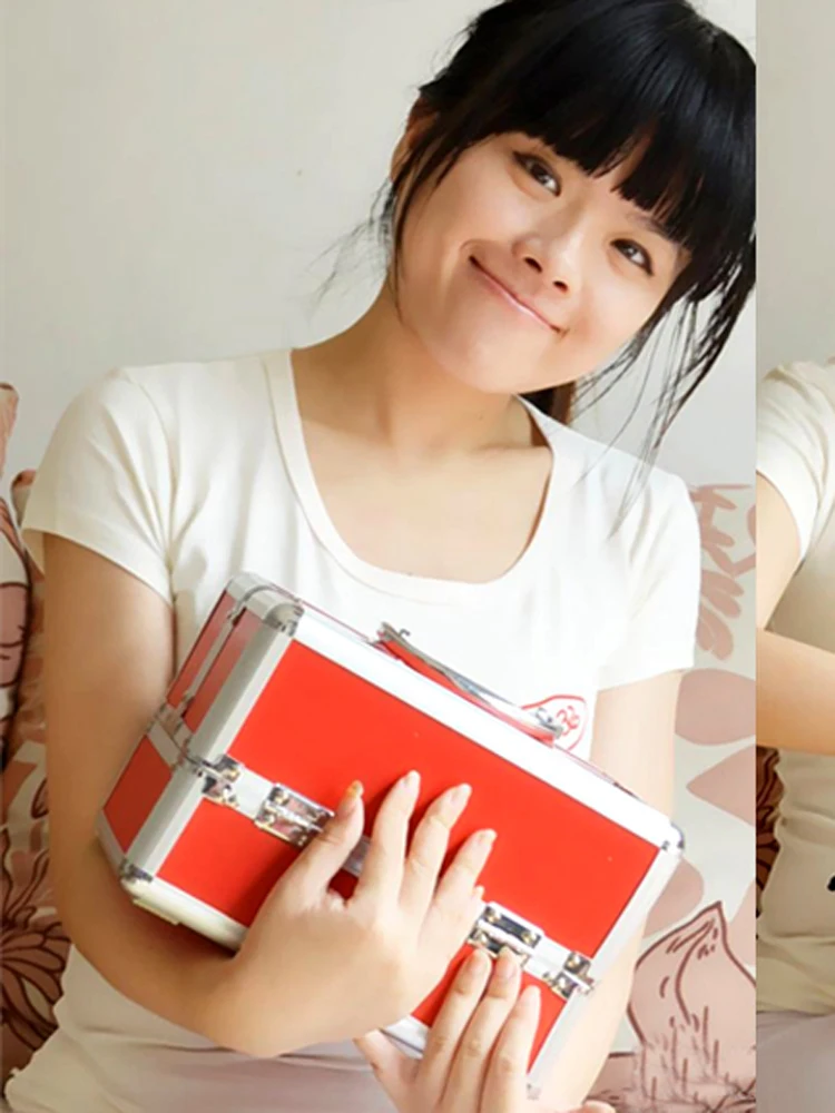 Large Size Cosmetic Organizer Multi Tiers Make Up Multifunction Women Travel Storage Box Jewelry organizador Case | Дом и сад