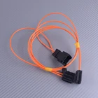 DWCX автомобильный y-адаптер для большинства систем оптоволоконный соединительный кабель мультимедийный коннектор пластик Подходит для Audi BMW Benz Porsche