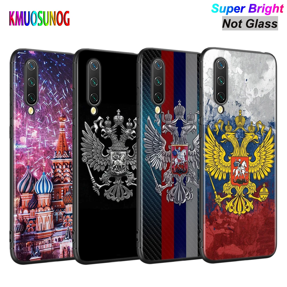 

Russian National flags Silicone Cover For Xiaomi Mi Note 10 Ultra 9T 9 SE A3 8 6 Lite Poco X3 NFC M2 Pocophone F1 Pro Phone Case