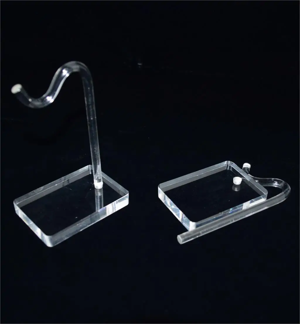 Акриловый браслет в форме крючка держатель для ювелирных изделий прозрачная