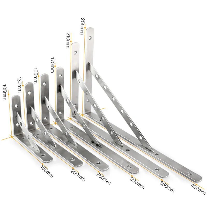 Треугольный угловой кронштейн тяжелая опора настенный для настольной полки