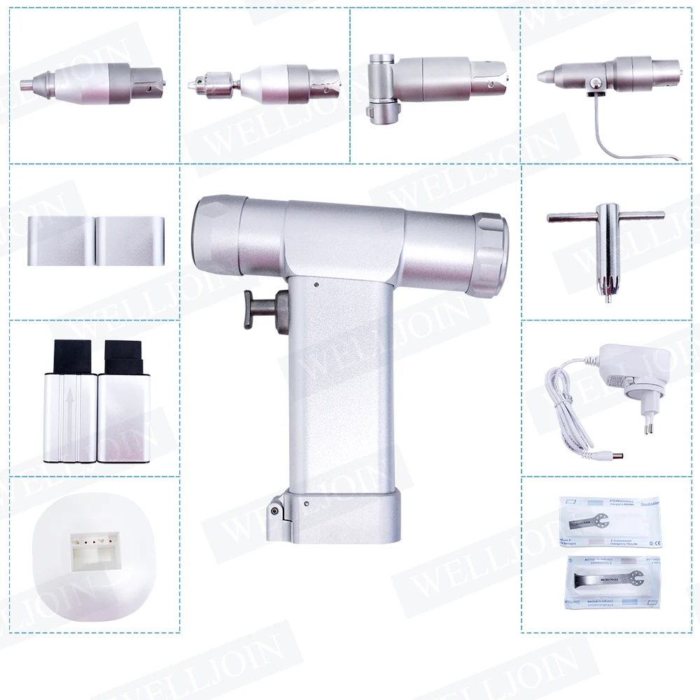 

4 IN 1New Orthopedic instrument Electric multifunction cannulated drill,with bone drill,swing saw,Kirschner wire,AO interface GR