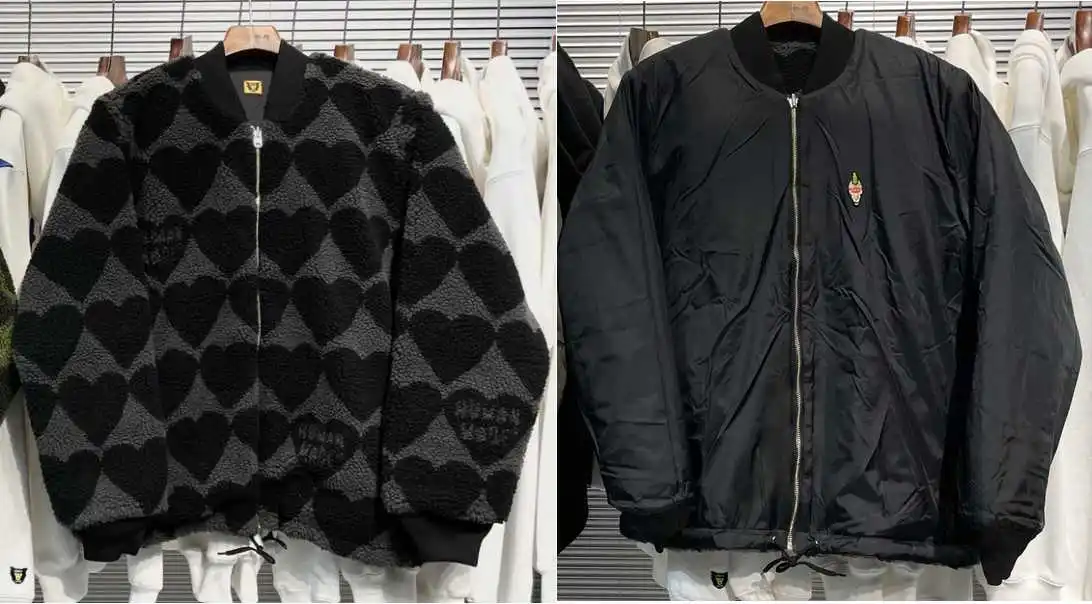 

Мужская Двусторонняя одежда, женская одежда, зимняя Японская уличная одежда, пальто, куртки-бомберы 2021