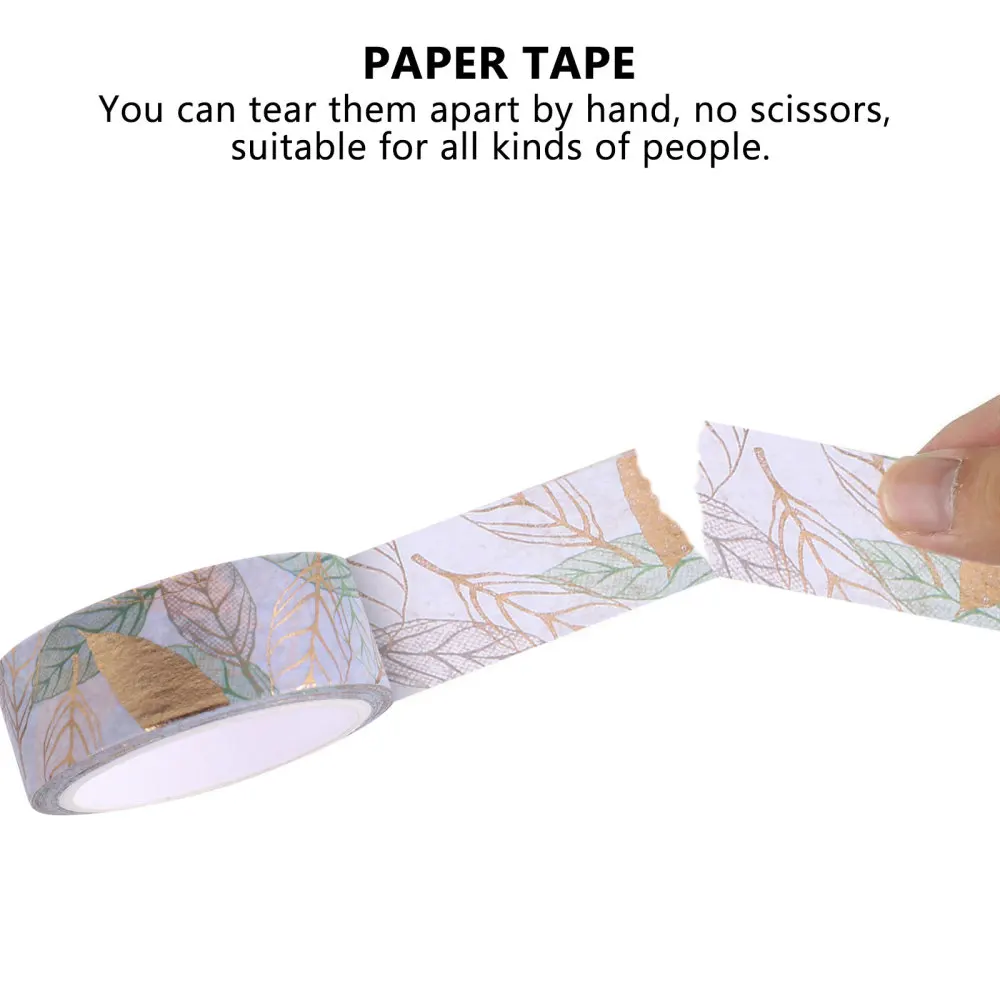

6 Rolls Paper Tape DIY Decor Scrapbooking Art Crafting Gift Wrapping Tape