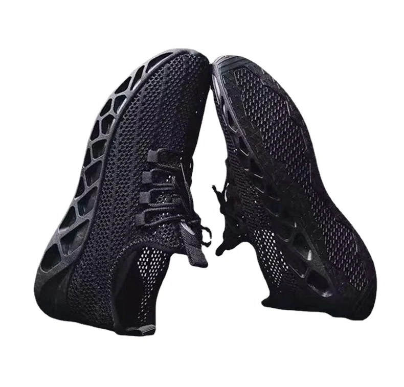 

2021 summer new style men's shoes woven breathable sports shoes black hollow leisure net shoes men's foreign trade coconut shoes