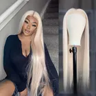 613 кружевной передний парик al, бразильские прямые кружевные передние человеческие волосы, парики для черных женщин, короткий парик bob, медовый блонд, парики 30 дюймов