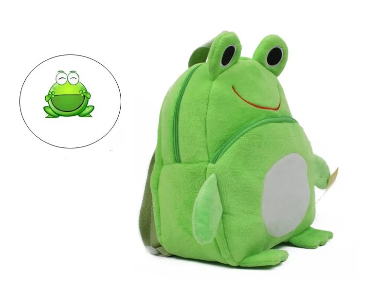 

Frog mini schoolbag baby backpack mochila children's shool bags kids plush backpack for Birthday gift 2021