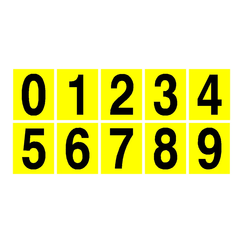 Custom Shape Serial Number Alphabet Letter Promotional Sign Strong Adhesive Coated Paper Colored Waterproof PVC Sticker Labels | Дом и сад