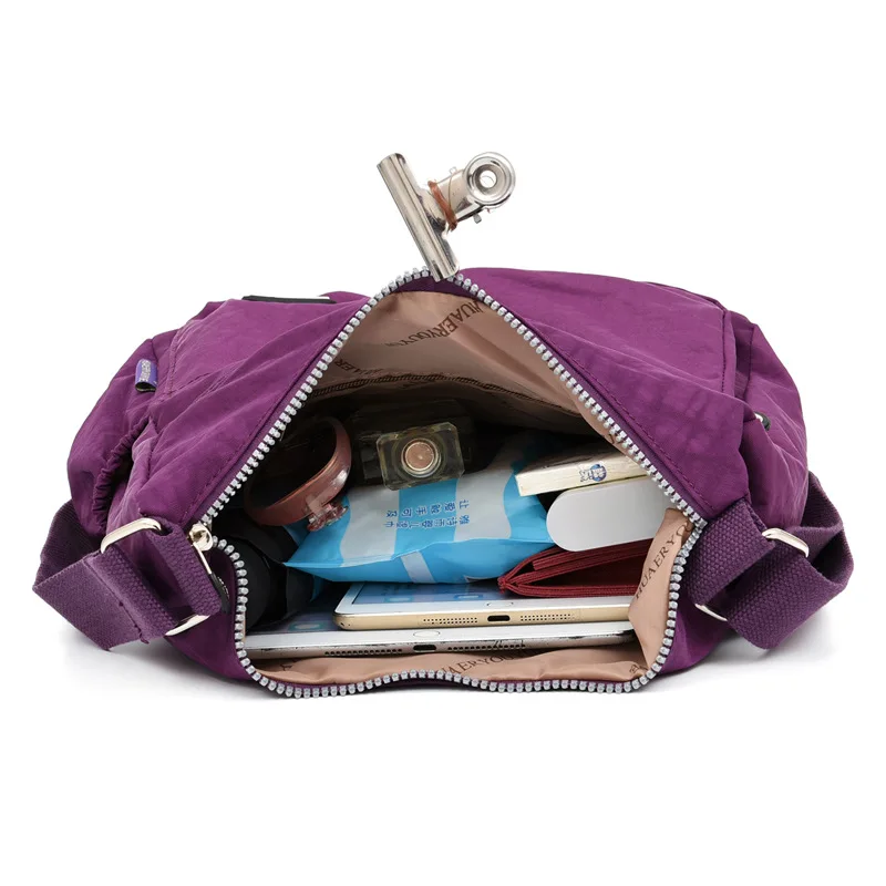 

Fashion Women Shoulder Bag Waterproof Nylon Messenger Bags Tote High Quality Travel Ladies Crossbody Shopper Bags Handbag