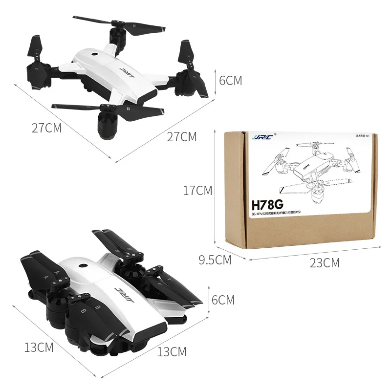 JJRC H78G 5G WiFi FPV 1080P широкоугольная HD камера gps двойной Радиоуправляемый Дрон