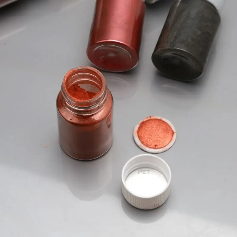 6 цветов металлические тона слюда жемчужный порошок пигмент ювелирный набор