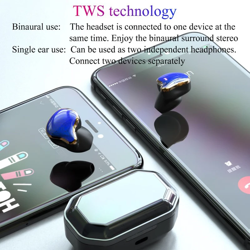 G01 наушники вкладыши TWS с 6D объемный звук Bluetooth 5 0 сенсорный Управление