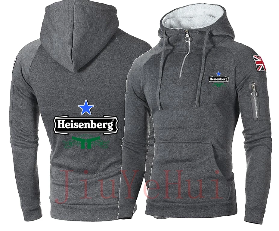 Модная толстовка с капюшоном на молнии во все тяжкие мужские кофты хайзенберга