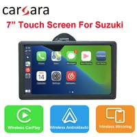 suzuki carplay wireless androidauto portable touch screen online map mirror link 7 inch easy installation voice control