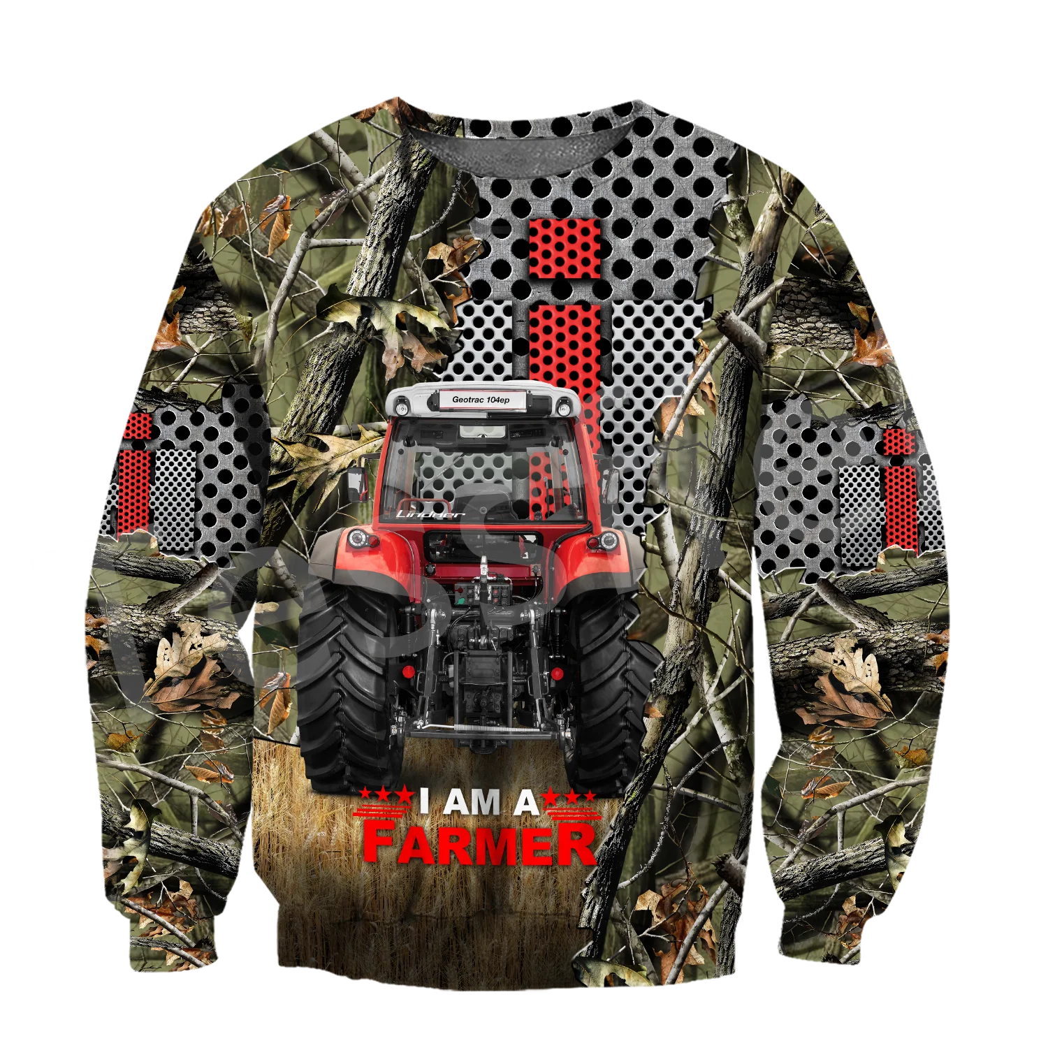 

Tessffel Newest Worker Farmer Tractor Instrument Camo Pullover 3DPrint Streetwear Tracksuit Autumn Casual Hoodies Men/Women B-1