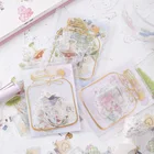 Позолоченные декоративные канцелярские наклейки с кроликом, котом, для скрапбукинга, сделай сам, дневник, альбом-палочка