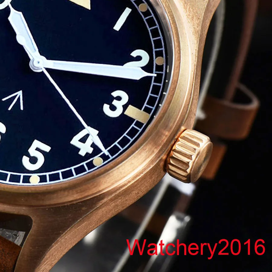 Мужские водонепроницаемые часы для дайвинга с сапфировым стеклом 39 мм 200 м -