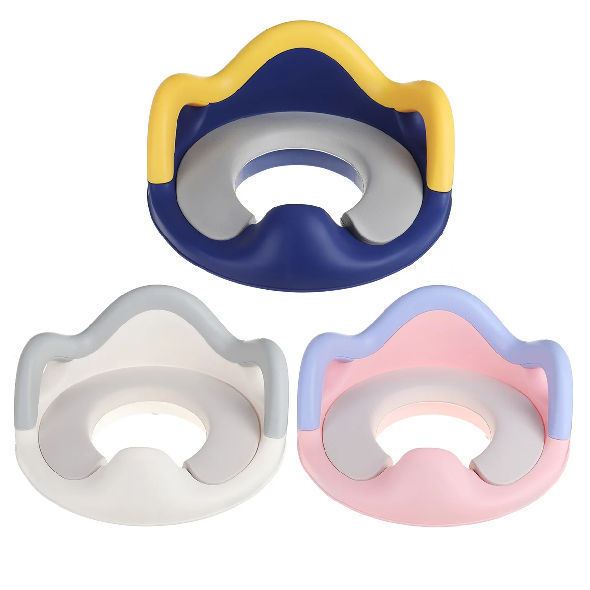 

2 Colors Baby Potty Training Seat Toilet Training Seat with Seat Urinal Cushion Armrests Children's Potty Infant Toilet Training