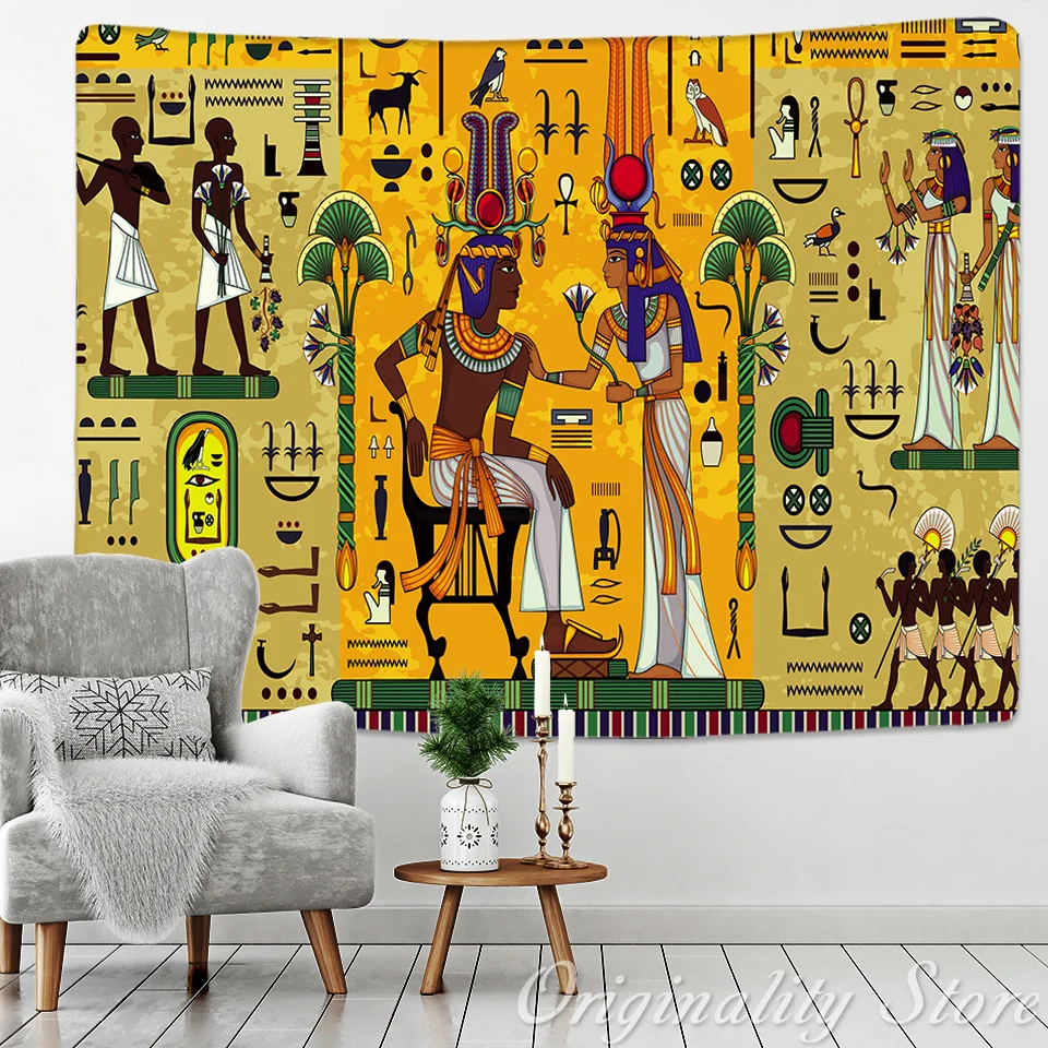 Древний Египетский гобелен настенный подвесной спальни художественный домашний