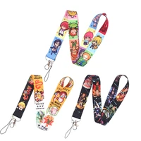 ransitute r1130 seven deadly sins cartoon style anime lovers key chain lanyard neck strap for usb badge holder diy hang rope