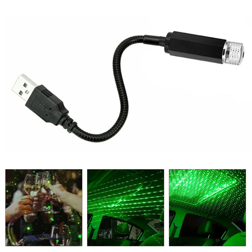 

Star Interior Light USB 1PC 5V Accessories Atmosphere Green High Quality