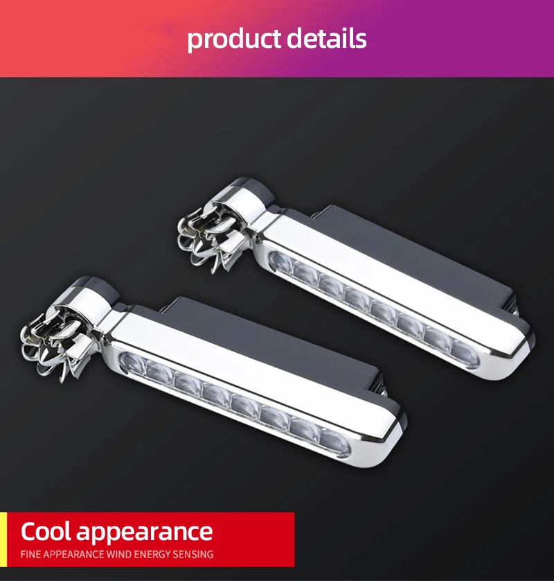 Car net lights LED wind daytime running headlights decorative energy night lighting no installation | Лампы и освещение