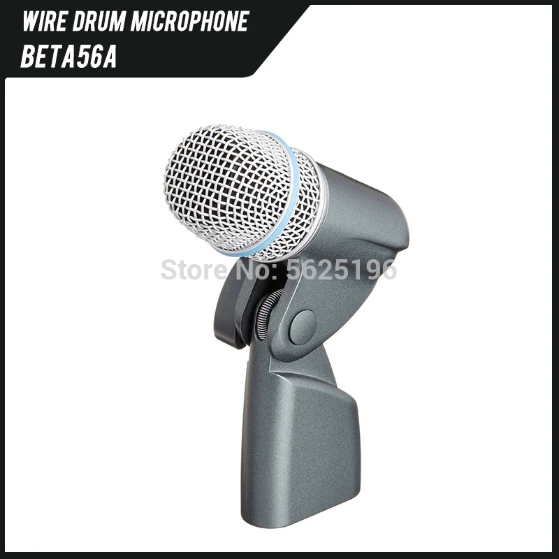 Высококачественный микрофон BETA 56A supercardioid Snare/Tom динамический с высоким выходом поворотным
