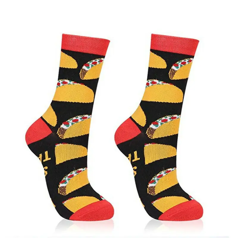 Новинка 2020 года чулки унисекс с надписью If You Can Read This Bring Me Some Tacos забавные