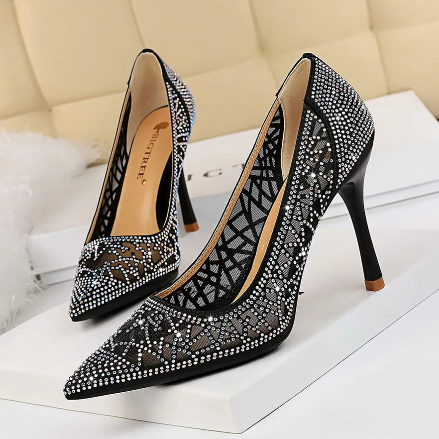 

High Heels Woman Pumps beautiful Fashion High Heel Pumps Women Shoes Elegant Female Comfy Pump Women's shoe Plus Size