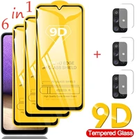 9d tempered glass for samsung galaxy a51 a52 a71 a21s a72 a32 screen protectors for samsung s21 plus a50 m51 m31 camera lens