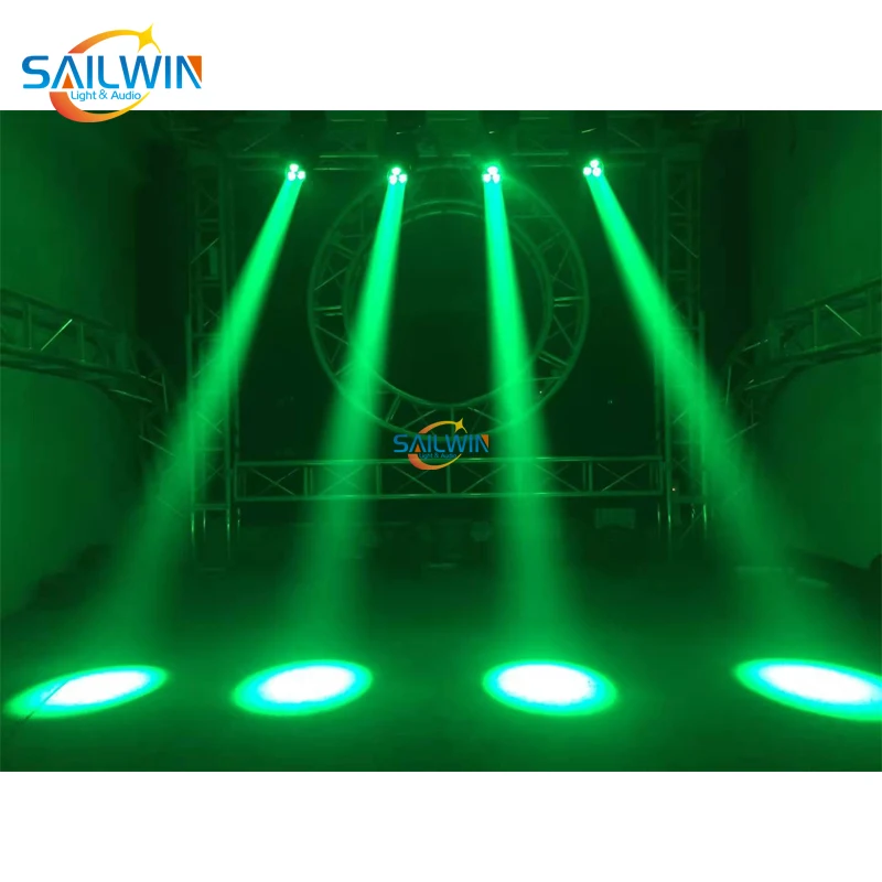 Мини 3*40 Вт 4в1 RGBW OLED Moving Head Bee Eye Light DJ LED Effect Big Wash Lyre для вечеринки клуба | Лампы и