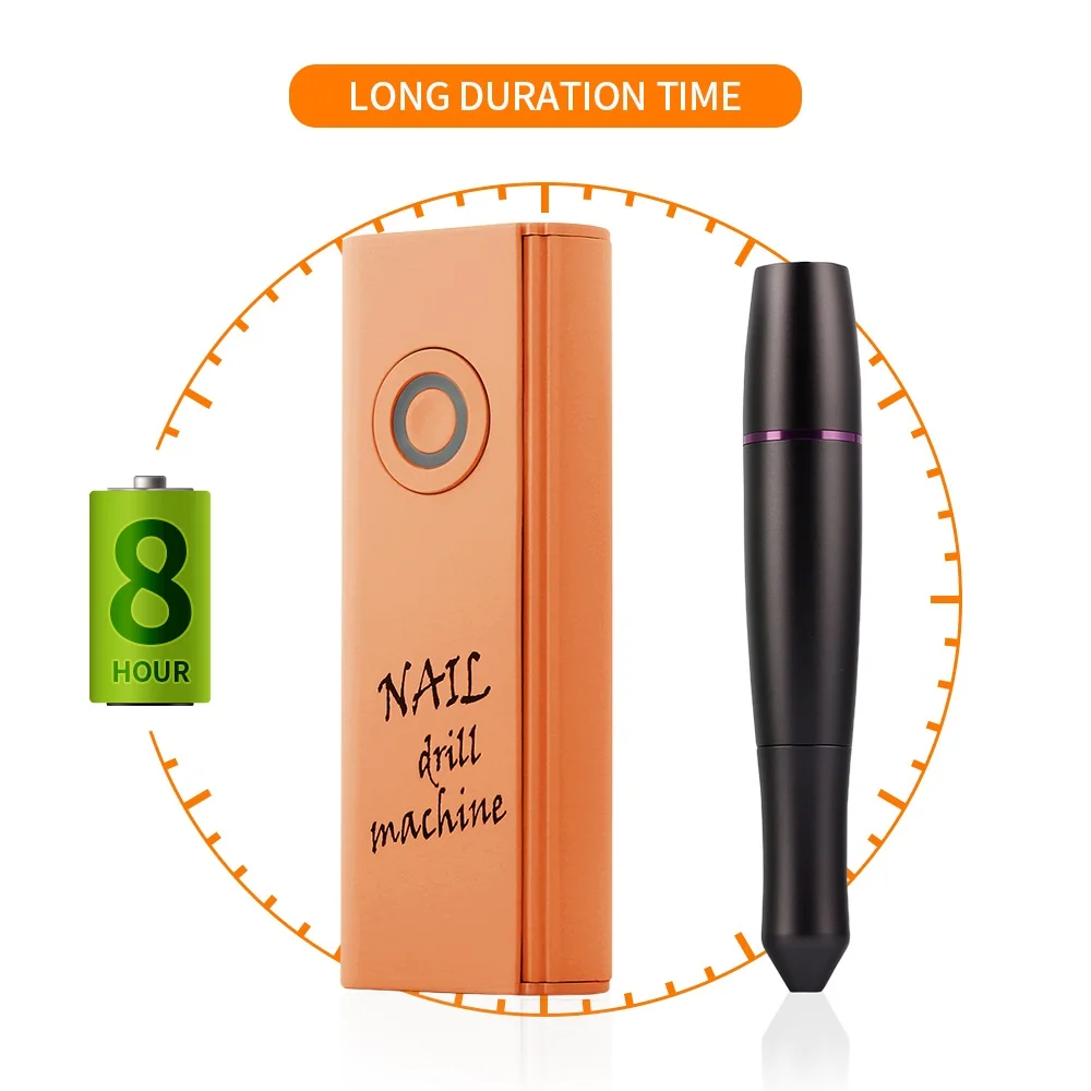 Электрическая дрель для ногтей 30000 об/мин Macaron цветной маникюрный педикюрный