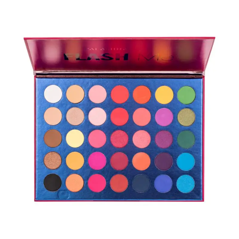 

Palamira 35 Color Eye Shadow Palette Natural Matte Pearlescent Long-lasting Silky Powder Highlight Eyeshadow Beauty Cosmetic