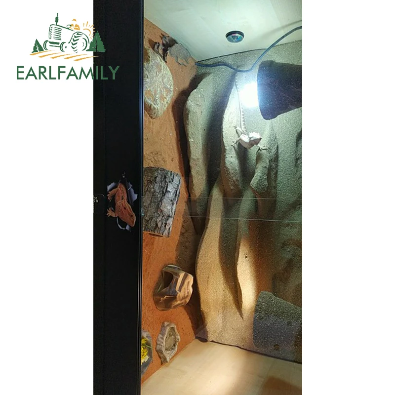 EARLFAMILY 13 см x 8 7 Автомобильная наклейка с изображением медвежьего дракона рваная