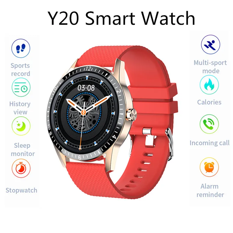 

Y20 Smart Band Heart Rate Health Weekly smartwatch 2020 Sport Mode Passometer Distance Bluetooth Call Dail W26 D20 mi 5