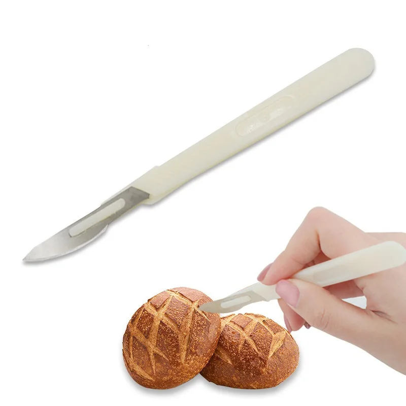 

1PC Curve Knife Western-style Cutting Arc Bread Baguette French Cutter French Toast Cutter Bagel Arc Curved Knife Baking Tool