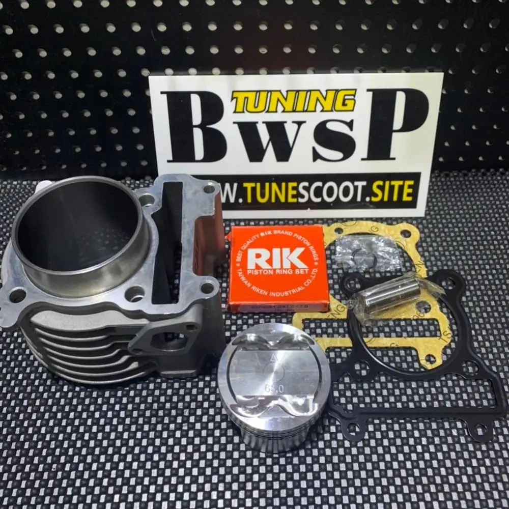 ЦПГ комплект тюнинговый 4х клапанный 59mm15P/65mm15P для Yamaha RS100 BWS125 CYGNUS125 YW125 MIO тюнинг