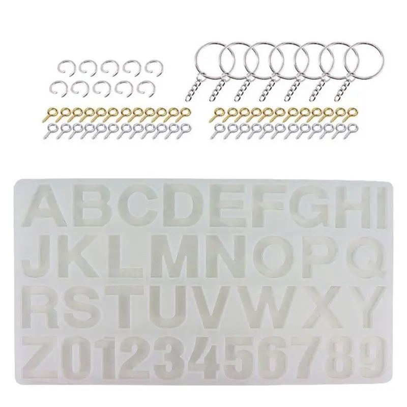 

26 English Letters Mold Alphabet Jewelry Casting Mold Jewelry Making Mold A0NF