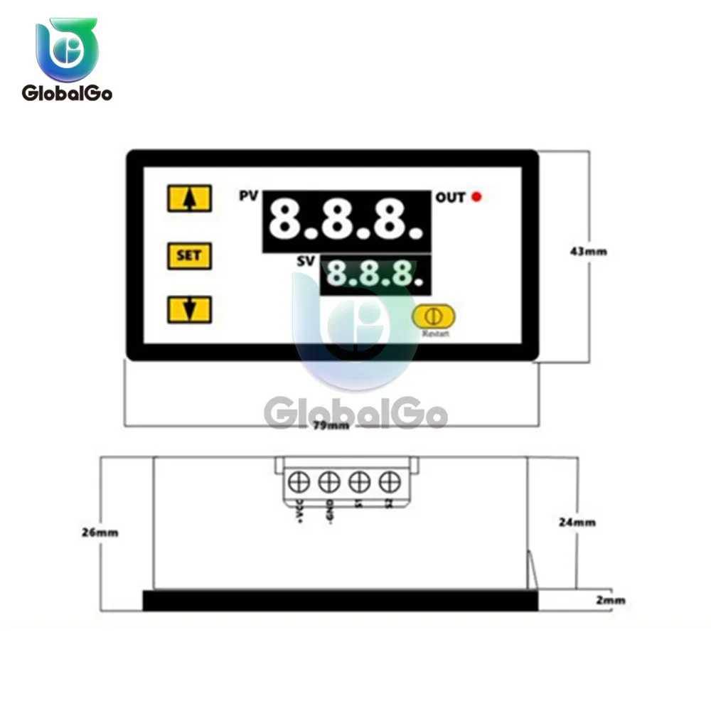 AC 110-220 В контроллер температуры цифровой термостат терморегулятор XH W3001 W3002 W3230 W3231 W1209WK измеритель температуры тест