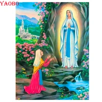 new 5d diy diamond painting mexico guadalupe virgin mary blessing mosaic diamond embroidery cross stitch full square round drill