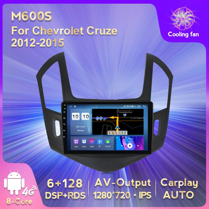 

Стереофонический радиоприемник 6 + 128G 8-Core Android 11 для Chevrolet Cruze 2012-2015 автомобиля радио мультимедиа стерео система навигации Carplay Авто WI-FI 4 аппар...