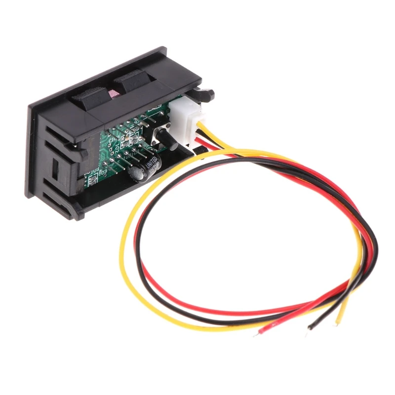 2 в 1 светодиодный Тахометр Датчик Цифровой RPM вольтметр для авто двигатель