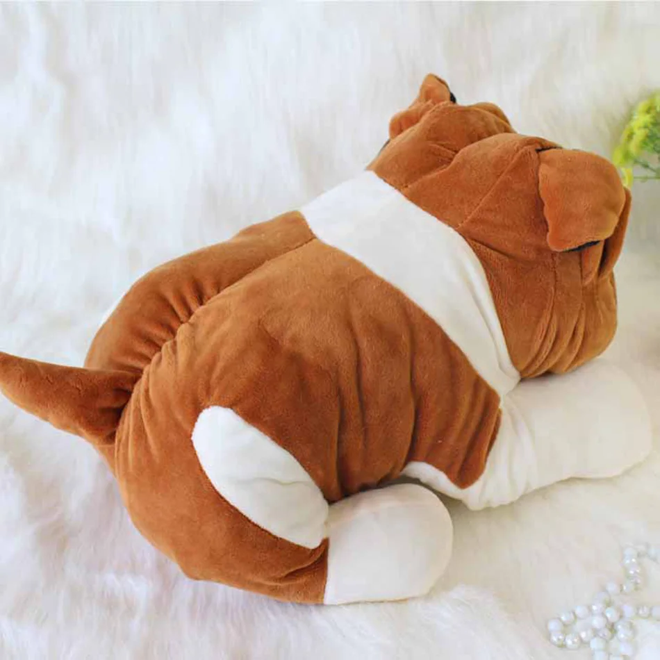 Новая милая плюшевая игрушка shar pei для собак 20 см кукла мопс подушка с набивным