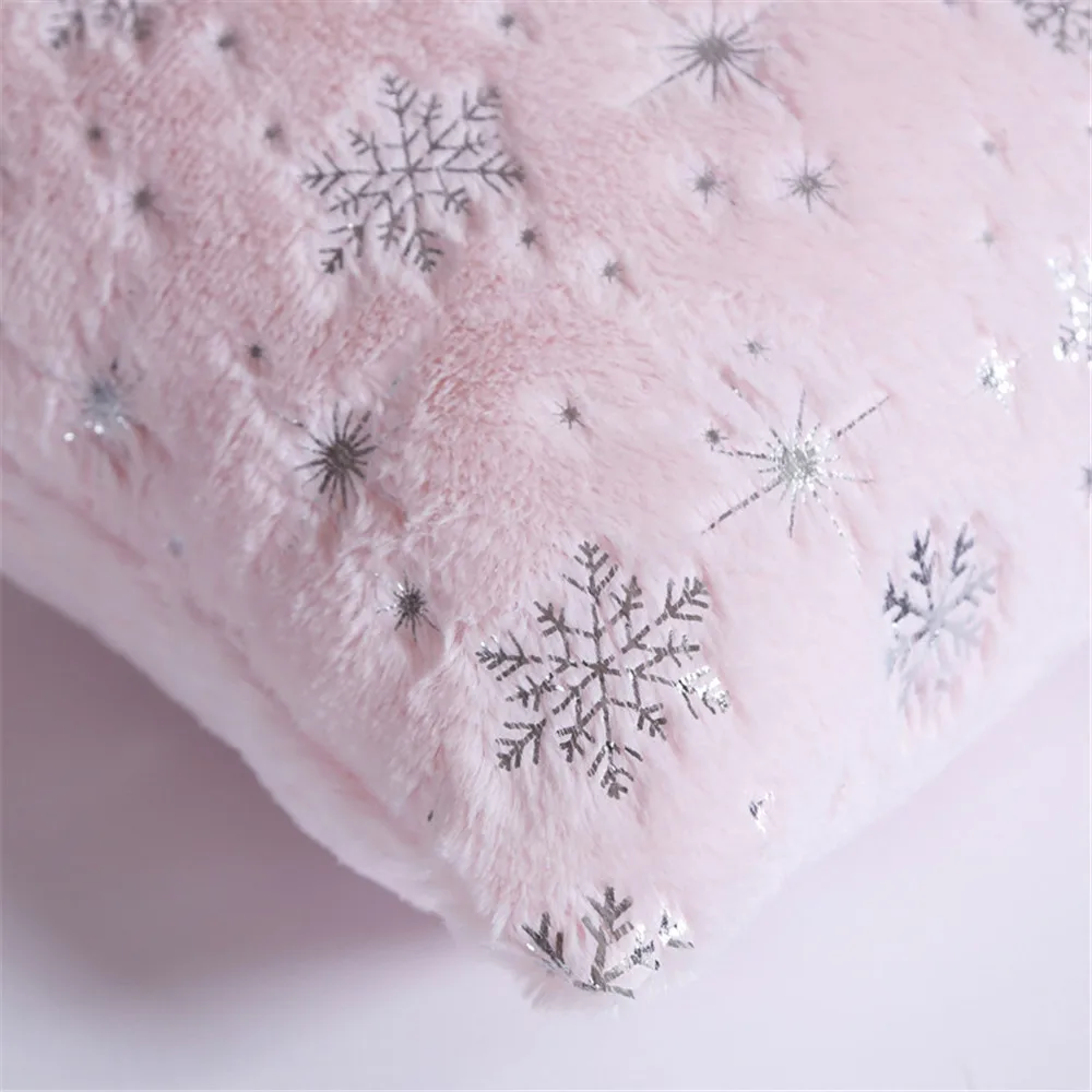 Белые Искусственные наволочки новогодний подарок наволочка для домашнего