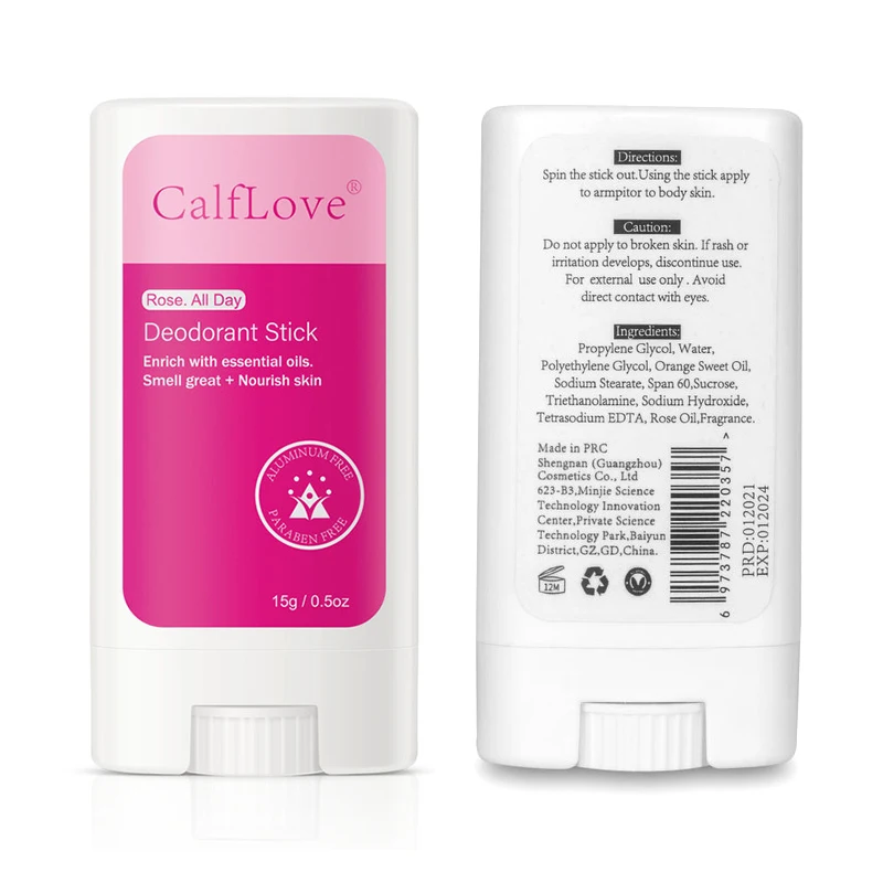 

Calflove Natural Antiperspirant Stick Body Underarm Odor Remover Antiperspirant for Men and Women Deodorant Stick TSLM1