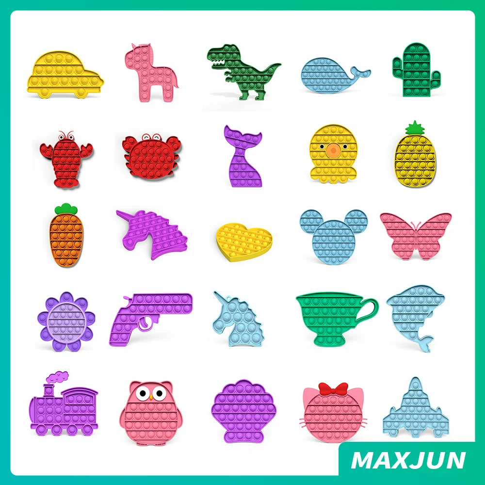 

Pop it Fidget Reliver Stress Toy Gifts Bubble Kawaii Toys Anti-irritability Sensory Toy Decorations for Adults and Children