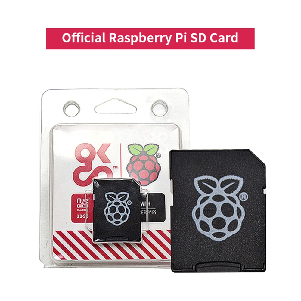 Raspberry Pi 4b официальная Оригинальная карта памяти SD TF 32G включает NOOBS 32 битную