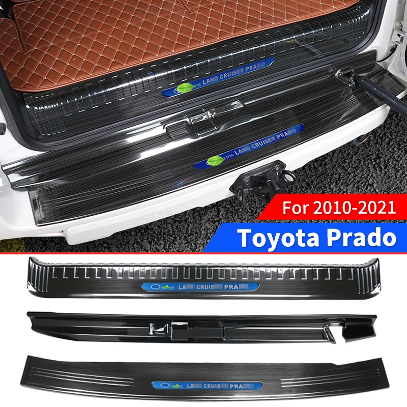 

2010 2022 для Toyota Land Cruiser Prado 150 аксессуары для модификации порога багажной двери защитная панель двери J15 |